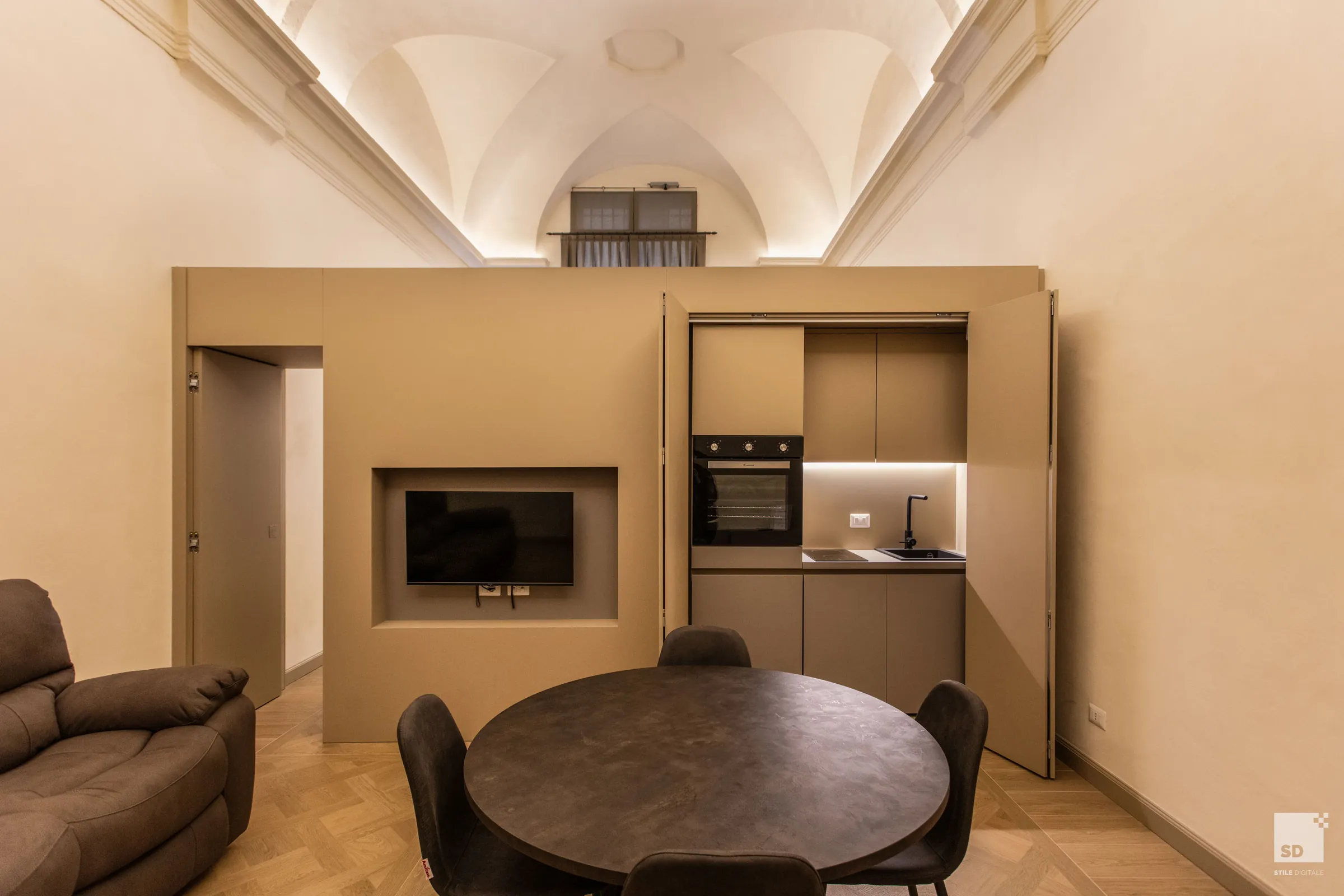 Zona giorno — Bocchi Historical Suite