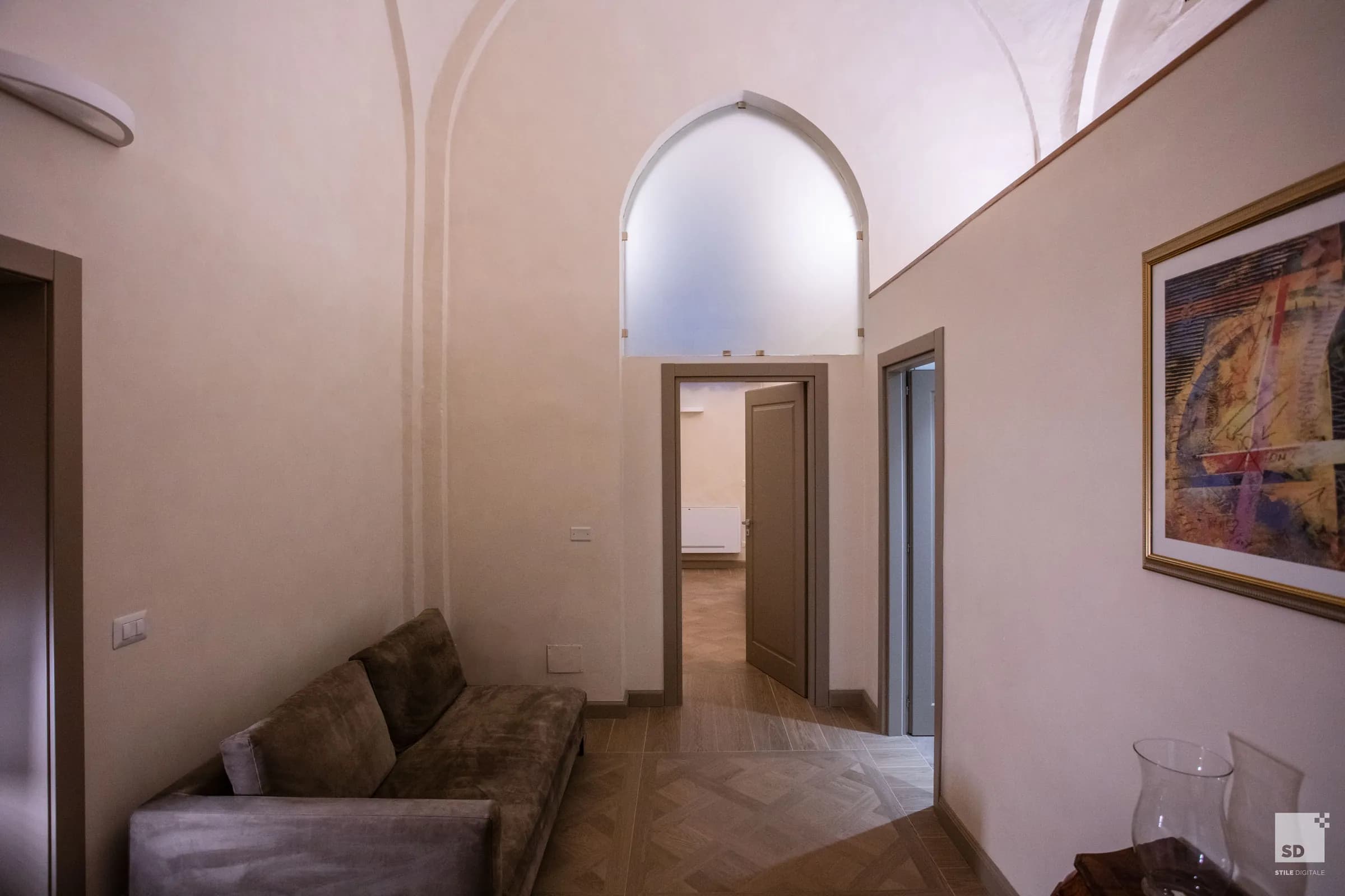 Zona giorno — Bocchi Historical Suite
